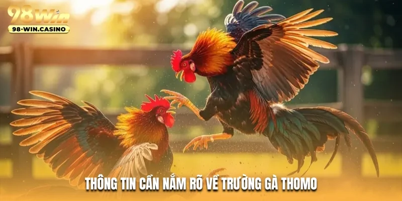 Thông tin cần nắm rõ về trường gà thomo